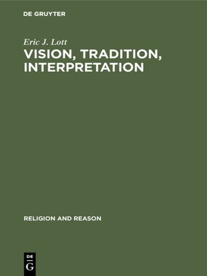 cover image of Vision, Tradition, Interpretation